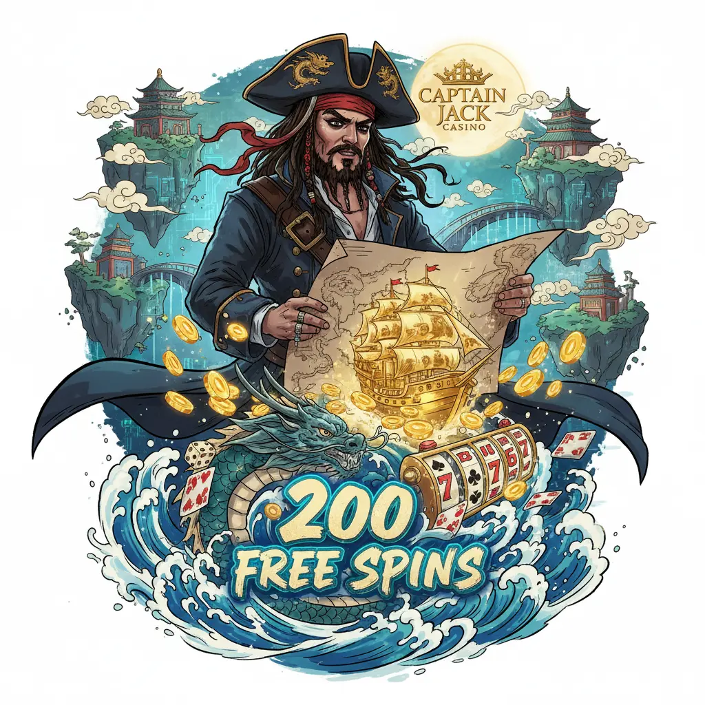 200 free spins - Captain