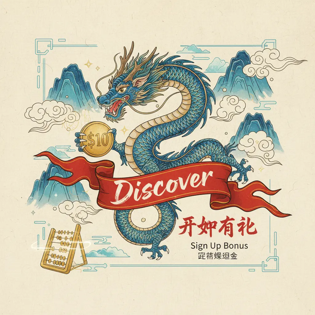 10 sign up bonus - Discover